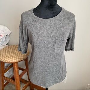 American Eagle Outfitters Heather Gray Short Sleeve Soft Tee